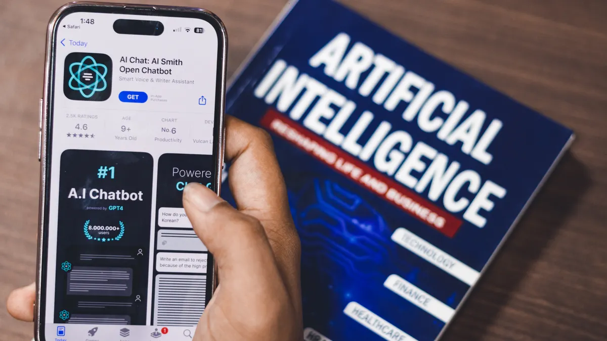 AI for Amazon affiliate content — The Complete Guide — Webpage of Ai Chatbot, a prototype AI Smith Open chatbot, is seen