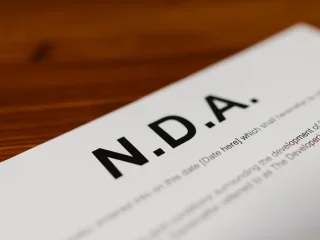 NDA document, suggesting disclosure and compliance rules