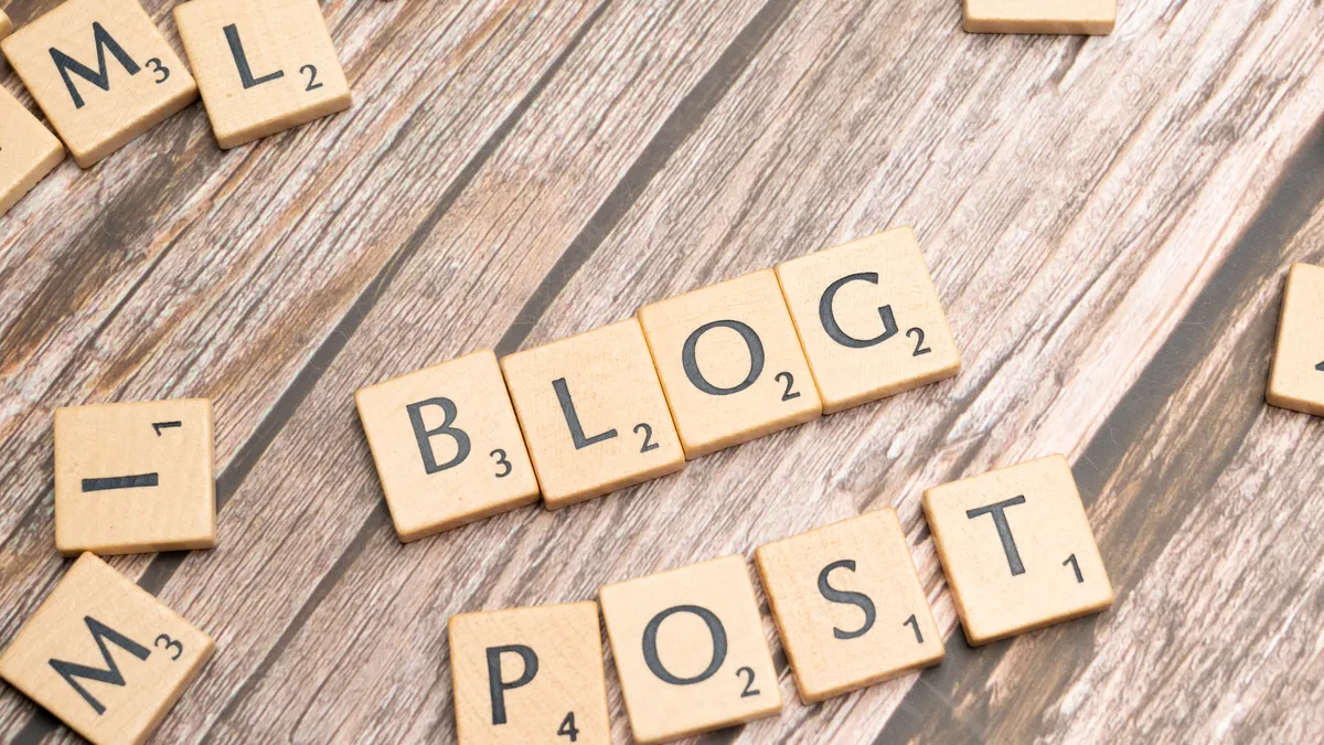 How to map keywords for Amazon affiliate blog posts without cannibalization — Blog post with scrabble letters spelling o